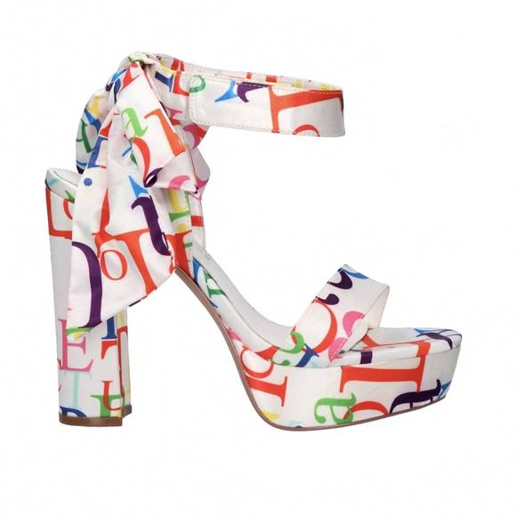 EXE Shoes - NEW EXE women's ophelia 722 high heel sandal in white multi